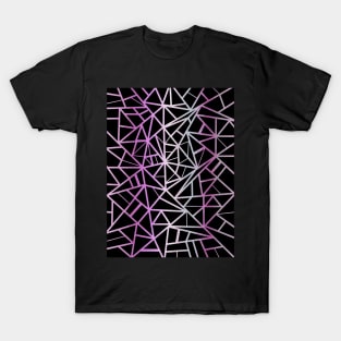 Shades Of Purple Geometric T-Shirt